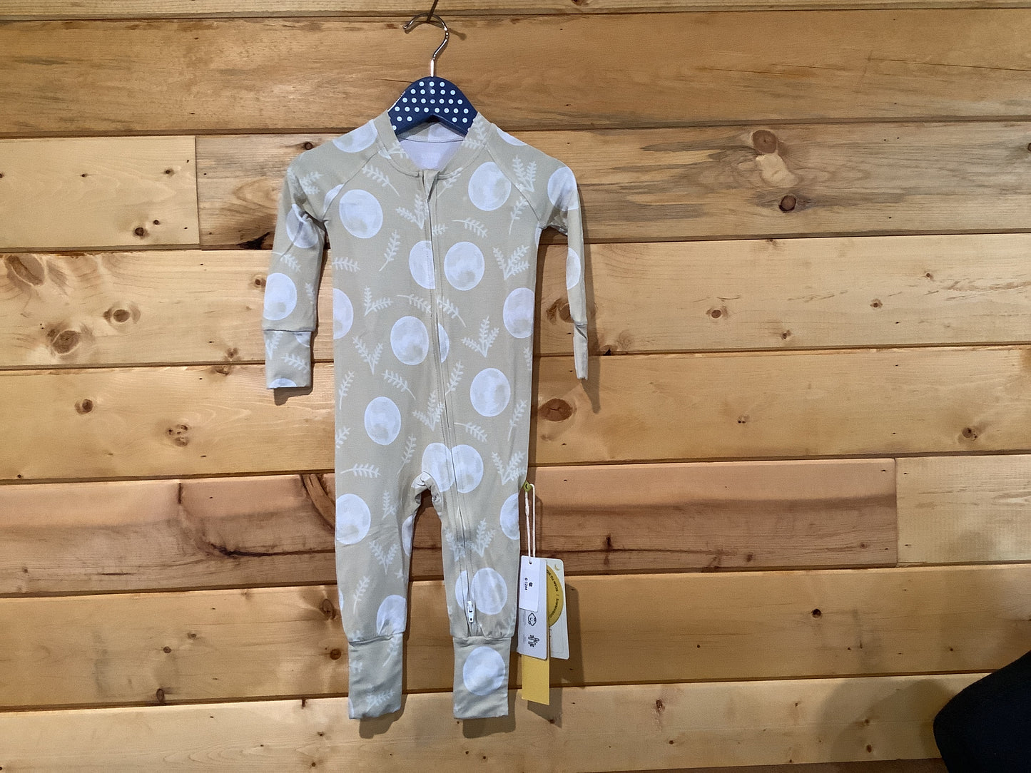 Moon fruit harvest moon zipper onesie