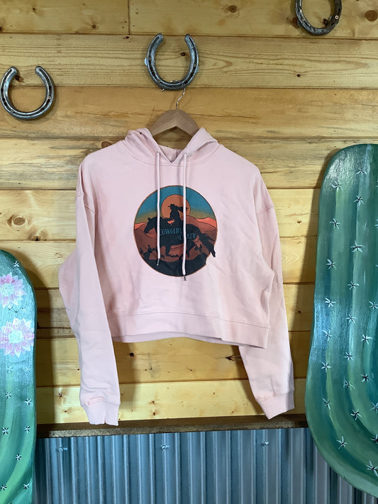 Cowgirl Crazy Cropped Hoodie