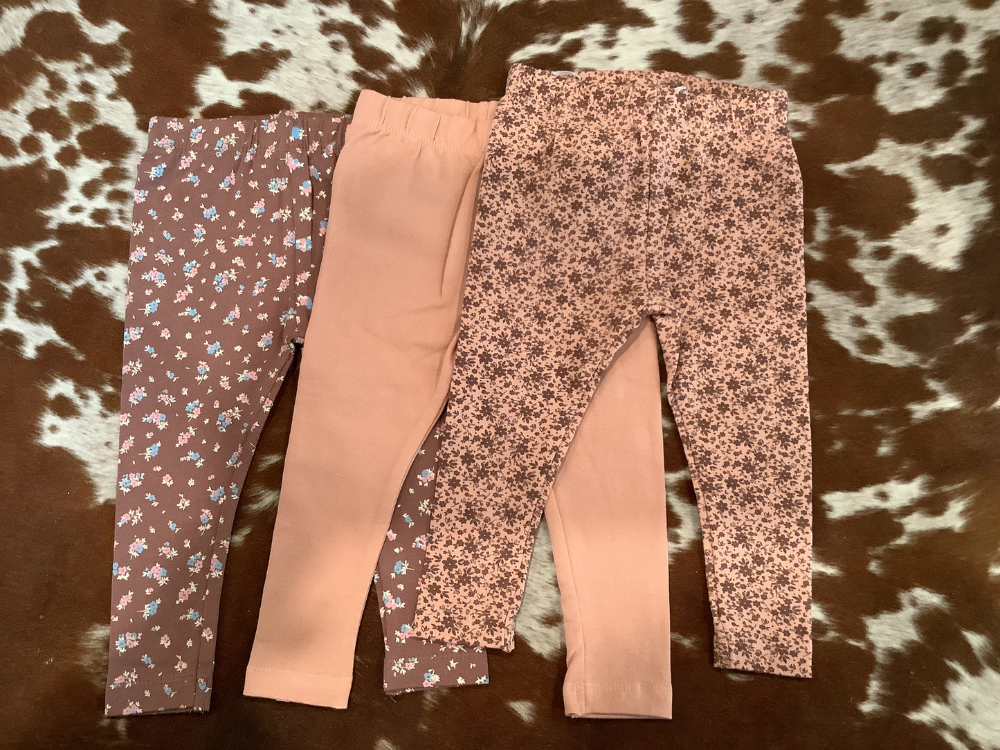 3 pack floral leggings