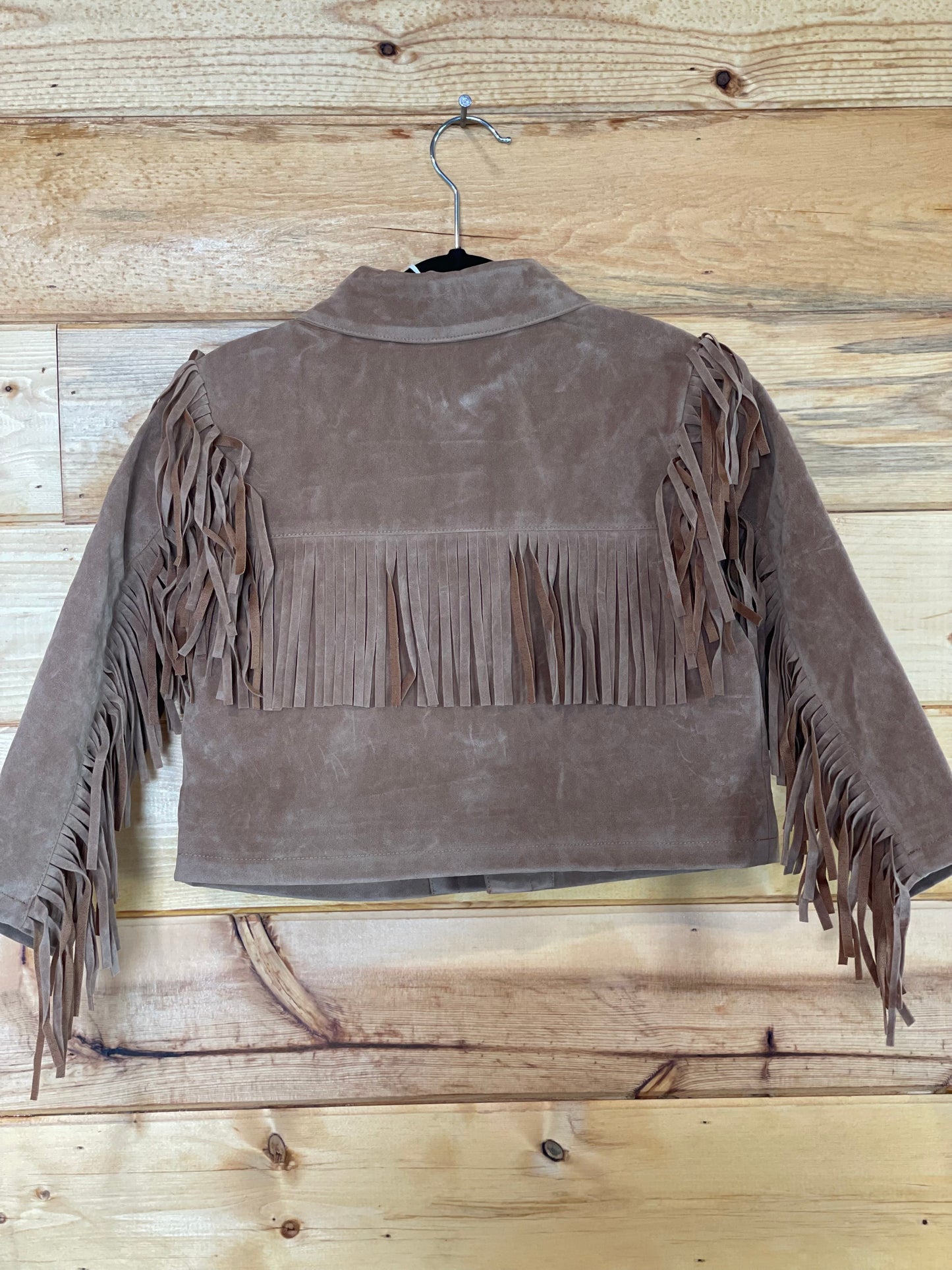 Fringe Jacket in saddle color by Rylee and Cru