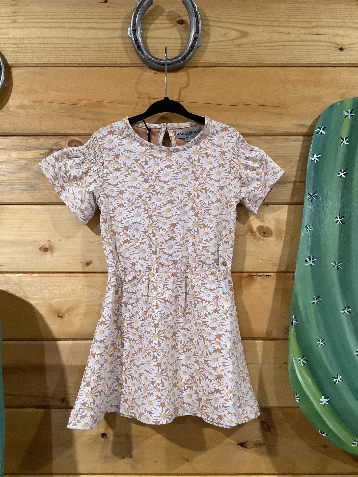 Brown Daisy Dress