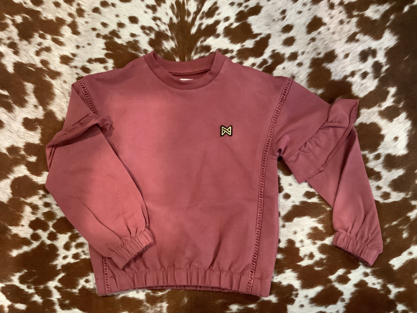 Dark red girls sweater