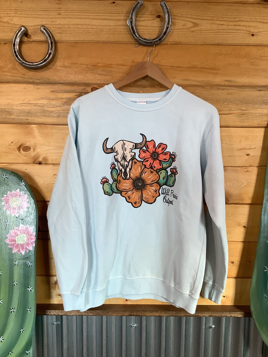 Skull Blooms Crewneck