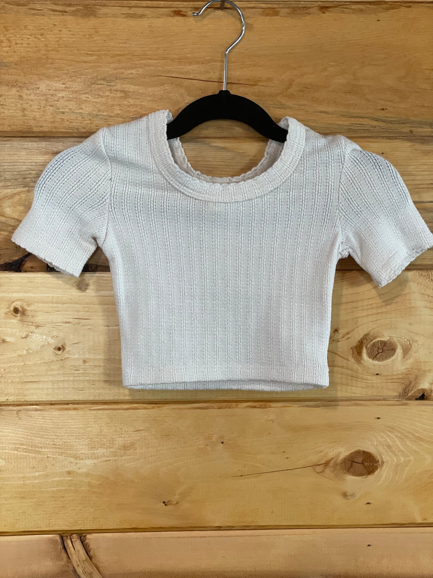 Scallop tee natural by rylee and cru