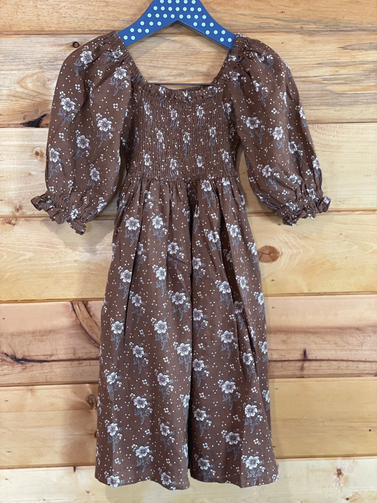 Adelaide Dress in Autumn Rose by Rylee and Cru