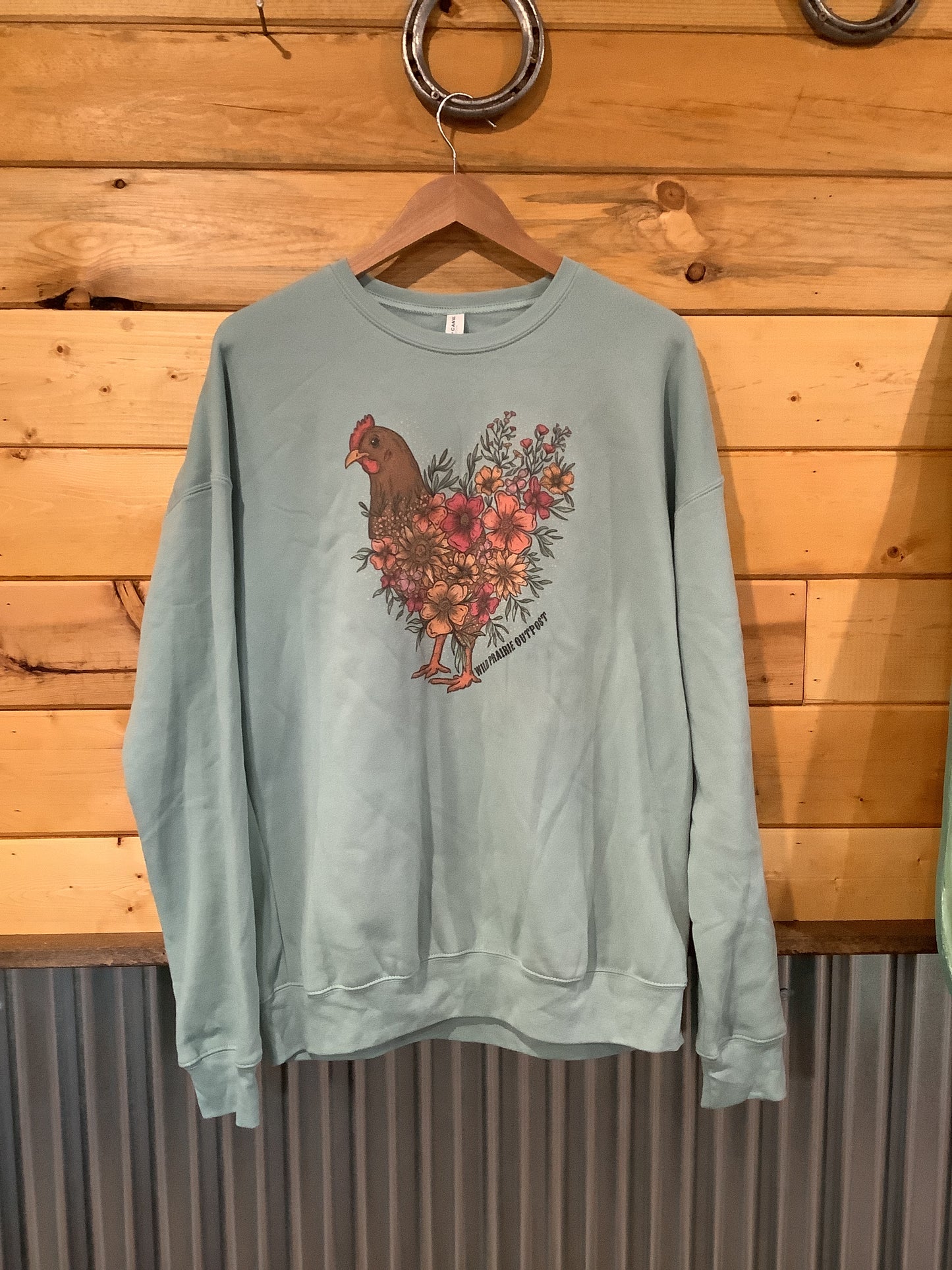 Floral Chicken Crewneck