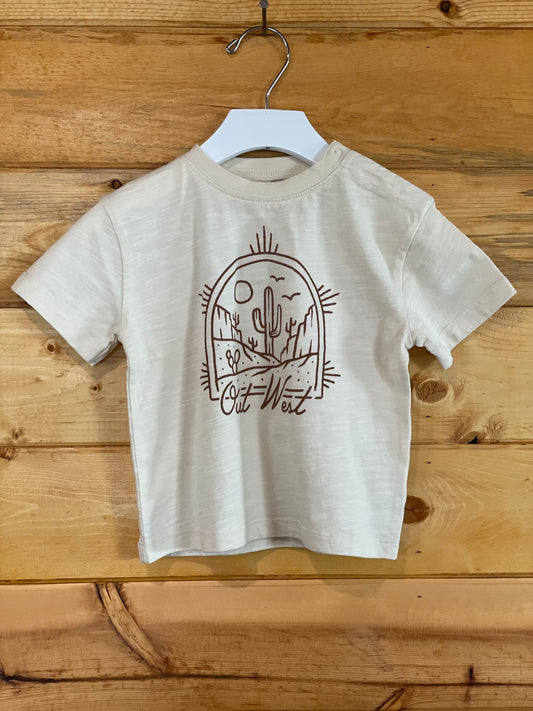 Relaxed tee out west by Rylee and Cru