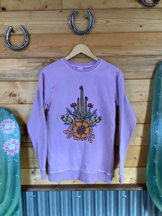 Cacti Floral Crewneck