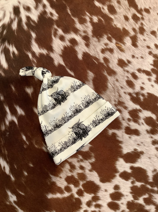 Western Highlan Cow Baby Beanie