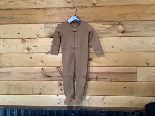 Quincy Mae long sleeve onesie in golden