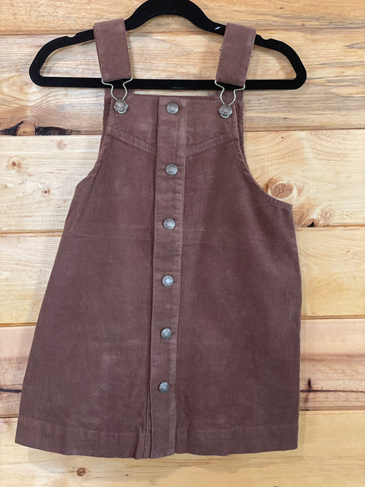 Overall dress in saddle color by rylee and cru