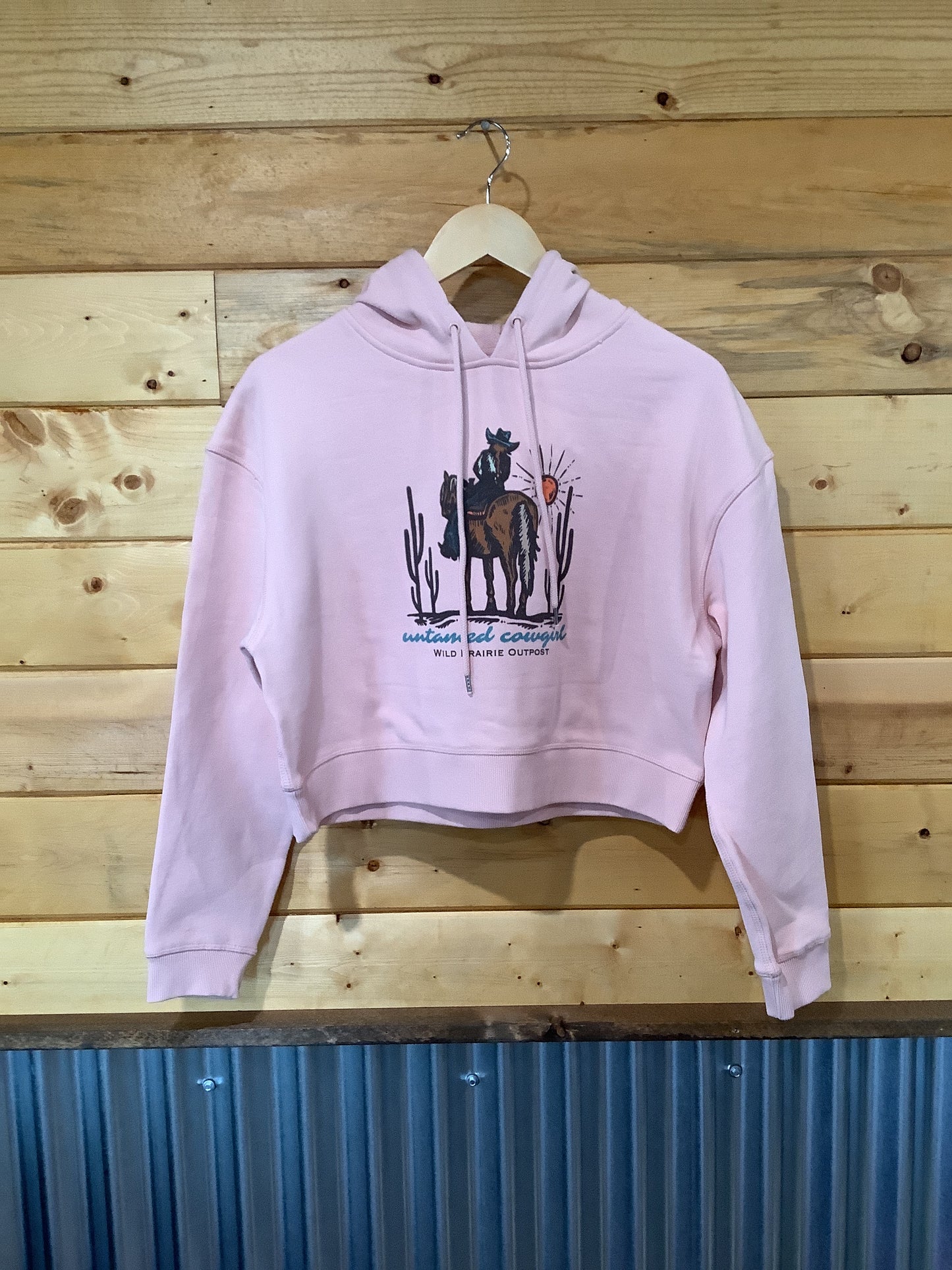 Untamed cowgirl crop hoodie